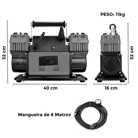 Compressor Pistão Duplo