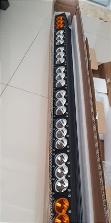 Barra Led Slim 240w Lente 3d Dual Color 110 cm - 43\"