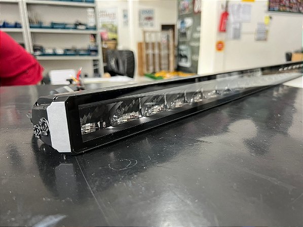 Barra Led DRL 42 Polegadas Slim 420W BLACK - Lente de Reflexão