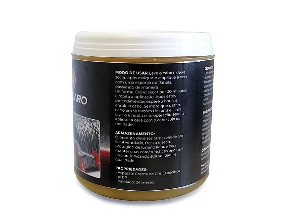 Cera Renovadora para Cabo Sintético de Guincho Off-Road 450 gr