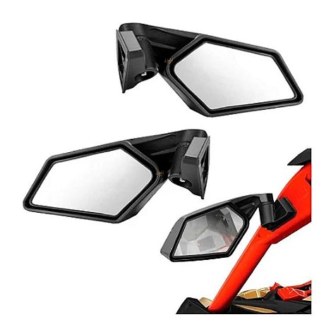 Par de Retrovisor UTV Can Am Maverick X3 com Ajustes