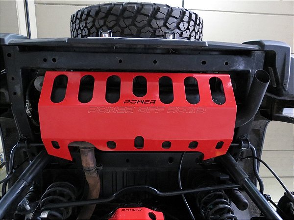 Chapa de Proteção do Escapamento Wrangler JK 2007 á 2018 Power