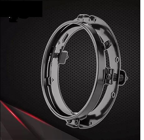 Suporte de farol redondo de 7 polegadas