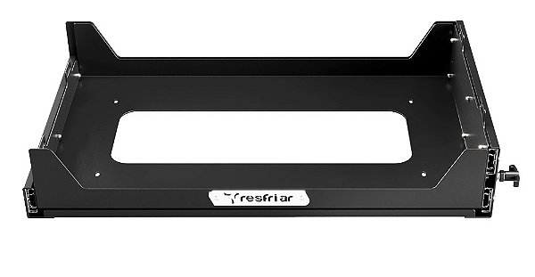 Suporte de Gaveta Corrediça Lateral  Para geladeira 31 litros Resfri Ar