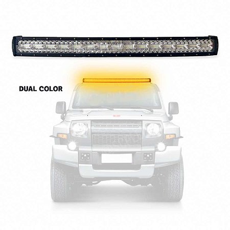 Barra Led Curva 648W Dual Color 42 Polegadas