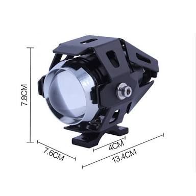 Par de Farol Led Motos Universal 3 Funções