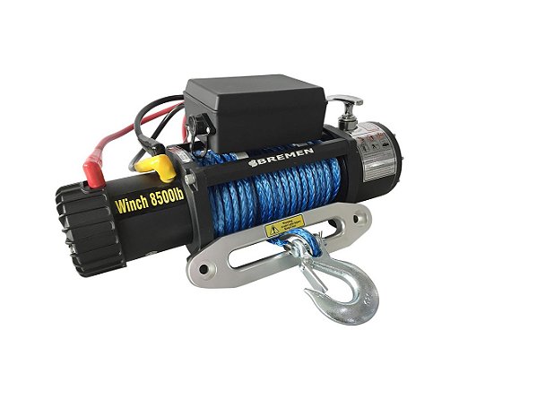 Guincho Elétrico Bremen 12V Com Cabo Sintetico 20000LBS