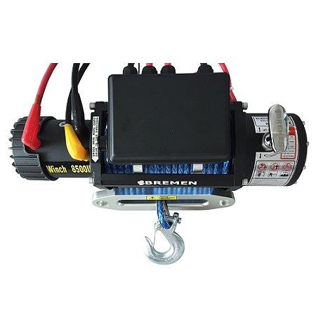 Guincho Elétrico Bremen 12V Com Cabo Sintetico 20000LBS