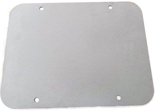 Chapa Para Eliminar o Estepe Tampa Traseira Jeep Wrangler JK/JKU 2007 a 2018