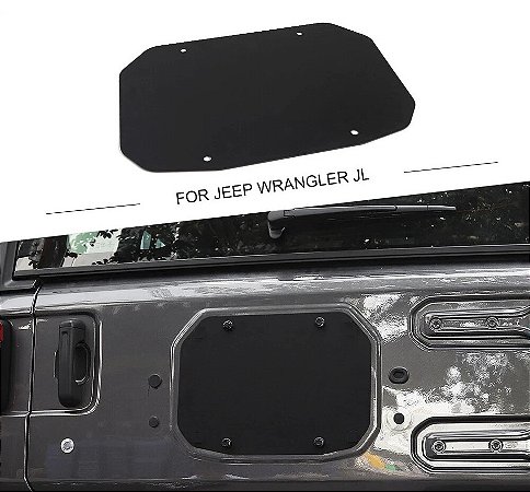 Chapa Para Eliminar o Estepe Tampa Traseira Jeep Wrangler JL/JLU 2019-2026