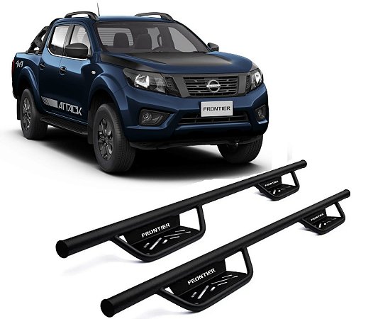 Estribo Tubo Force Pisante Reforçado Frontier 2017 a 2022