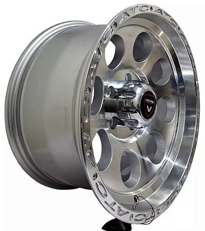 Jogo Rodas 17x9 ATC Vittoria 5x114 Ranger Antiga até 2011, TR4, Cherokee Sport até 2001, Wrangler TJ, Troller RF até 2000
