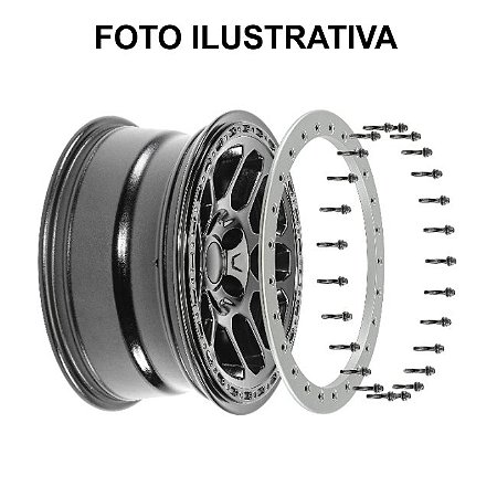 Kit Beadlock Aro 15 Com Parafusos WB4x4 - Jogo Para 4 Rodas