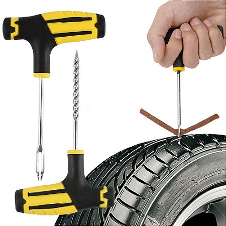 Kit Reparo Pneu Sem Câmara de Ar
