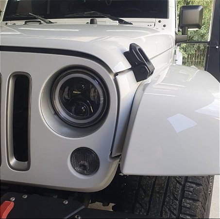 Par de Trava Capô Wrangler JK/JKU e JL/JLU