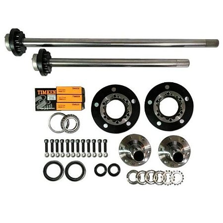 Kit Flutuante Traseiro Completo Reforçado Jeep, Rural e F75