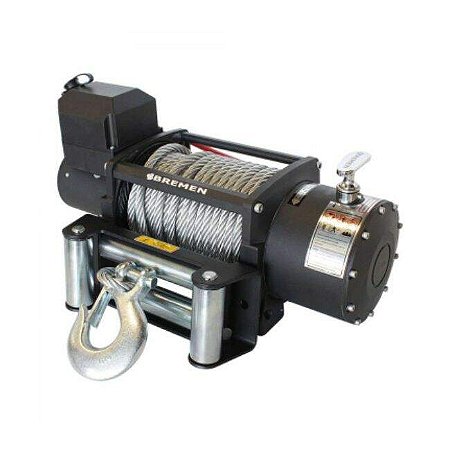 Guincho Elétrico Bremen 12V Com Cabo de Aço 16000LBS