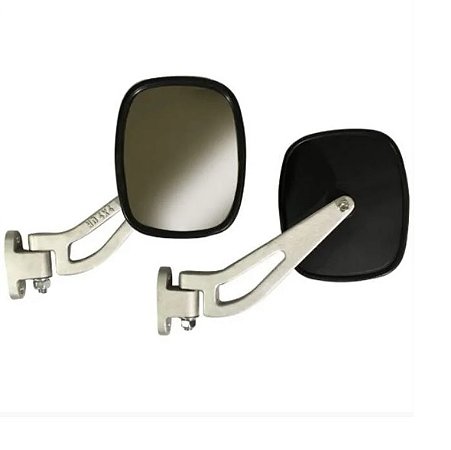 Par de Retrovisor Willys, Rural e F75 - Curto