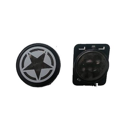 Kit Seta Jeep Wrangler JK/JKU - 2 Dianteira e 2 Lateral