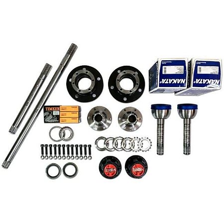Kit Homocinética Dianteira Completo Reforçado Jeep, Rural e F75