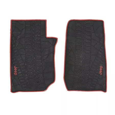 Tapete de Borracha Jeep Wrangler Vermelho