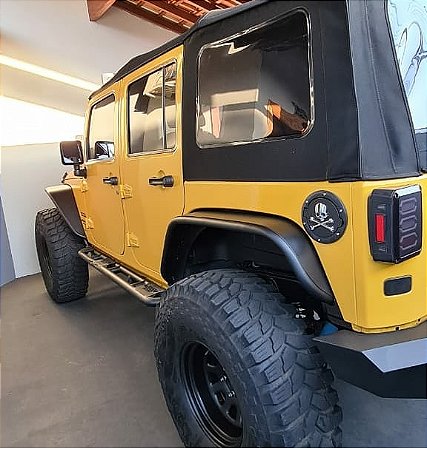 Jogo de Fender Para-lamas Jeep Wrangler JK/JKU 2007-2018 JL/JLU 2019-2026