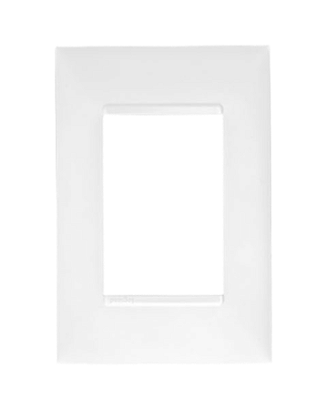 Placa 3 Postos Branca 4x2 Pial Plus+