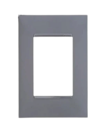 Placa 3 Postos Cinza 4x2 Pial Plus+
