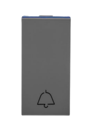 Pulsador Campainha 2A 250V Cinza Pial Plus+