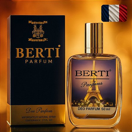 Perfume Berti Masculino 50 ml - 08 Inspiração Le Malle Jean Paul Gaultier
