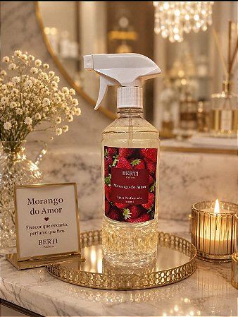 Agua Perfumada Berti Morango do Amor 500 ml