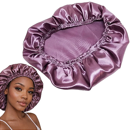 TOUCA DE CETIM ANTI-FRIZZ PARA DORMIR