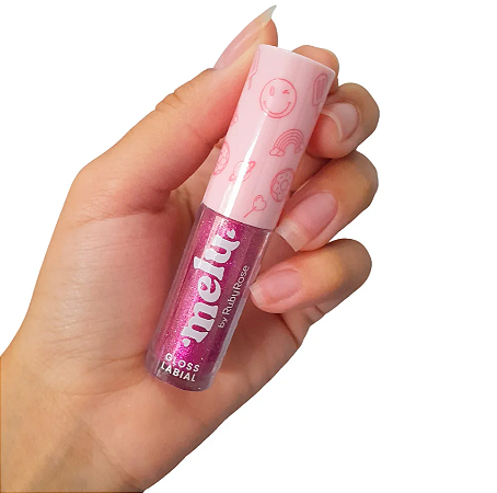 GLOSS LABIAL GLITTER MELU RUBY ROSE