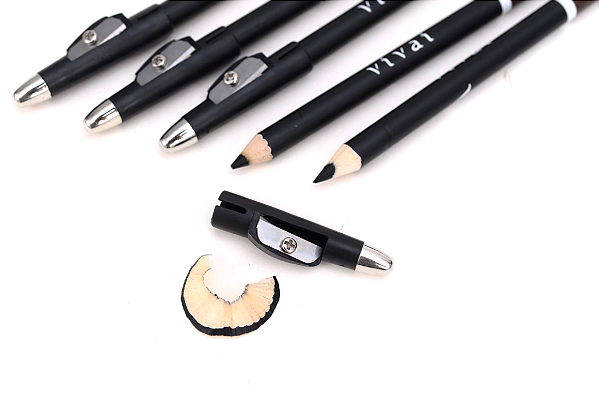Lápis Preto Com Apontador - Vivai