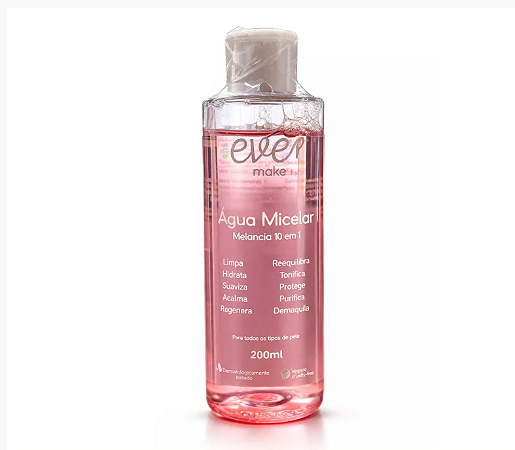 Água Micelar Melancia Even Make 200ml 10 em 1