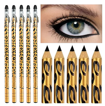 Lápis Delineador Bella Femme Lápis De Olho Preto Onça