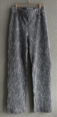 Calça Tricot Grafit mesclado bolso atrás