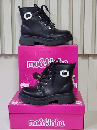 Bota Infantil Molekinha Preta