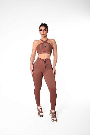 Conjunto Fitness Essenza Calça e Topper