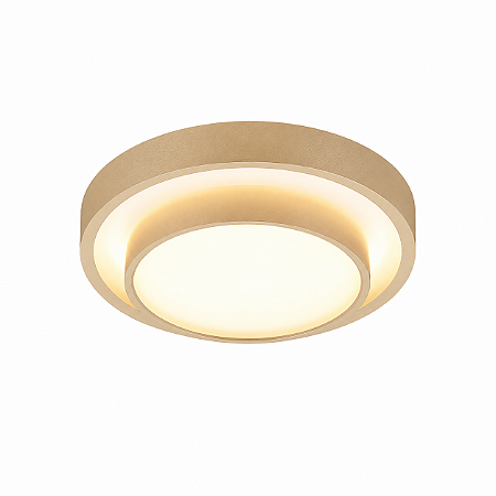 Plafon LED Dourado 50x11CM 45W Bivolt