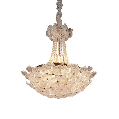 Pendente de Cristal Dourado com Vidro 16xE14 (DCD00913)