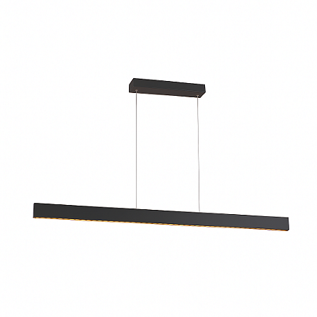 Pendente LED Preto em Metal e Acrílico 121cm 29W 3000K Bivolt (DCD01838)