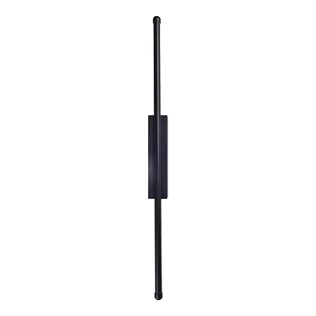 Arandela LED Preta 8W 3000K Bivolt 60cm em Metal e Silicone (DCB03140D)