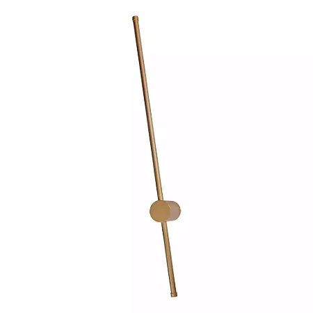 Arandela LED Dourada em Metal e Silicone 8W 3000K Bivolt 80cm (DCB03148D)