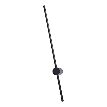 Arandela LED Preta 80cm 8W 3000K Bivolt (DCB03149D)