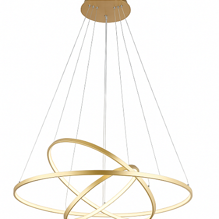 Pendente LED Rose Gold em Aluminio e Silicone 90W 3000K Bivolt (DCD015080)