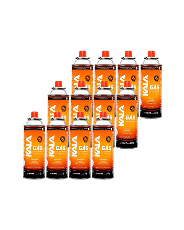 KIT 12 CARTUCHOS DE GÁS PORTÁTEIS - KALA