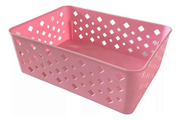 CESTO PREMIUM EMPILHAVEL - ROSA