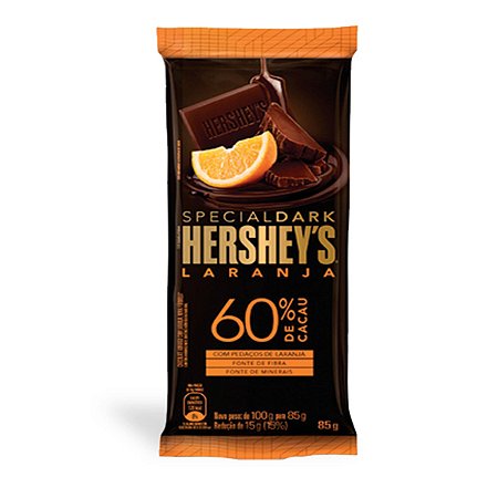 HERSHEY´S TABLETE CHOCOLATE SPECIAL LARANJA 85g