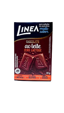 LINEA CHOCOLATE AO LEITE ZERO LACTOSE 30G